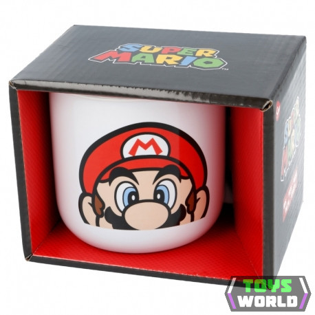 KERÁMIA REGGELIZŐ BÖGRE 415 ML AJÁNDÉKDOBOZBAN SUPER MARIO