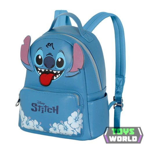 Stitch 3D Prémium műbőr hátizsák - 25cm X 29cm X 16cm