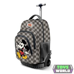   MICKEY EGÉR GTS GURULÓS Iskolatáska/Mini bőrönd - BARNA - 32cm X 47cm X 25cm