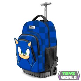   SONIC GTS GURULÓS Iskolatáska/Mini bőrönd - KÉK - 32cm X 47cm X 25cm