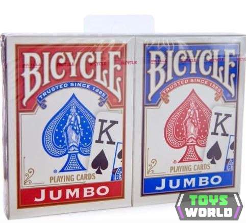 Bicycle Rider Back, jumbo index póker kártya, dupla