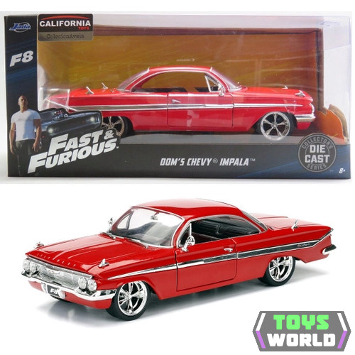 JADA - 1/24 - CHEVROLET - DOM'S CHEVY IMPALA 1964 - FAST & FURIOUS 8 2017 - RED