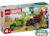LEGO Super Heroes 11198 Spin és Electro: Üldözés a dinójárművel