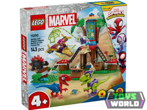 LEGO Super Heroes 11200 Pókember és Gobby raptorcsatája a lombház főhadiszálláson