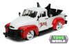 JADA - 1/24 - CHEVROLET - CHEVY PICK-UP TAPATIO 1953 WITH CHARRO FIGURE - WHITE RED