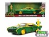 JADA - 1/24 - FORD USA - THUNDERBIRD WITH MARVEL LOKI 1963 - GREEN YELLOW