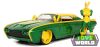 JADA - 1/24 - FORD USA - THUNDERBIRD WITH MARVEL LOKI 1963 - GREEN YELLOW