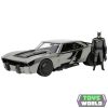 JADA - 1/24 - BATMAN - BATMOBILE WITH FIGURE 2022 - THE BATMAN MOVIE - CHROME