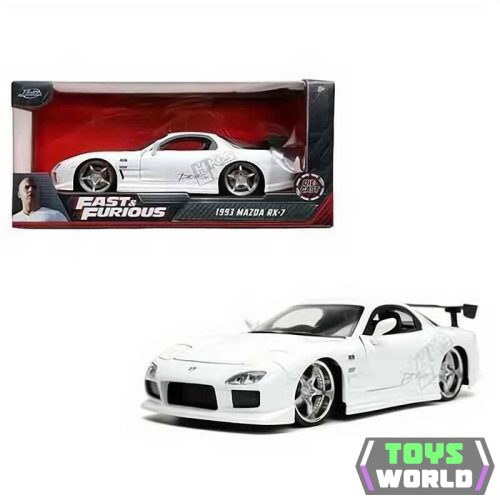 JADA - 1/24 - MAZDA - RX-7 COUPE 1993 - FAST & FURIOUS - WHITE