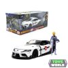 JADA - 1/24 - TOYOTA - SUPRA WITH RICK HUNTER FIGURE ROBOTECH 2020 - WHITE RED
