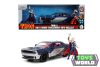JADA - 1/24 - DODGE - CHALLENGER SRT8 WITH THOR FIGURE 2015 - BLUE SILVER