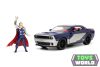 JADA - 1/24 - DODGE - CHALLENGER SRT8 WITH THOR FIGURE 2015 - BLUE SILVER