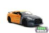 JADA - 1/24 - NISSAN - GT-R WITH NARUTO FIGURE 2009 - GREY ORANGE