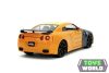 JADA - 1/24 - NISSAN - GT-R WITH NARUTO FIGURE 2009 - GREY ORANGE