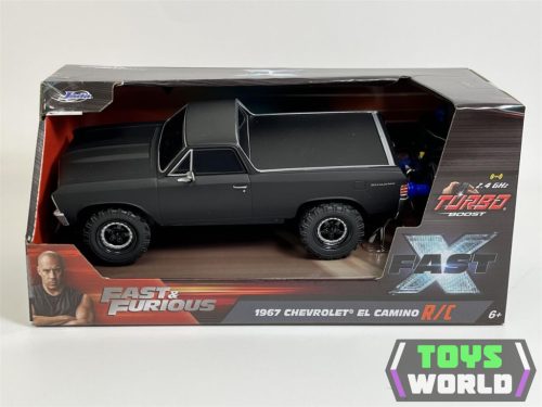 JADA - 1/24 - CHEVROLET - EL CAMINO PICK-UP (FF10) CUSTOM 1967 - FAST & FURIOUS - BLACK