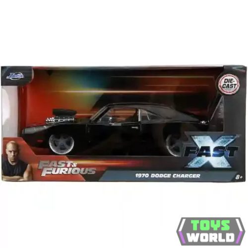 JADA - 1/24 - DODGE - DOM'S CHARGER R/T 1970 - FAST & FURIOUS X - BLACK