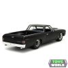 JADA - 1/24 - CHEVROLET - EL CAMINO PICK-UP (FF10) CUSTOM 1967 - FAST & FURIOUS - BLACK