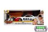 NISSAN - SKYLINE GT-R (R34) ADVAN 2002 WITH STREET FIGHTER RYU FIGURE - WHITE RED