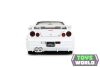 NISSAN - SKYLINE GT-R (R34) ADVAN 2002 WITH STREET FIGHTER RYU FIGURE - WHITE RED