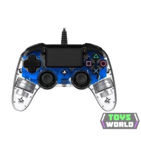 Nacon vezetékes kontroller halványkék színben (PS4)