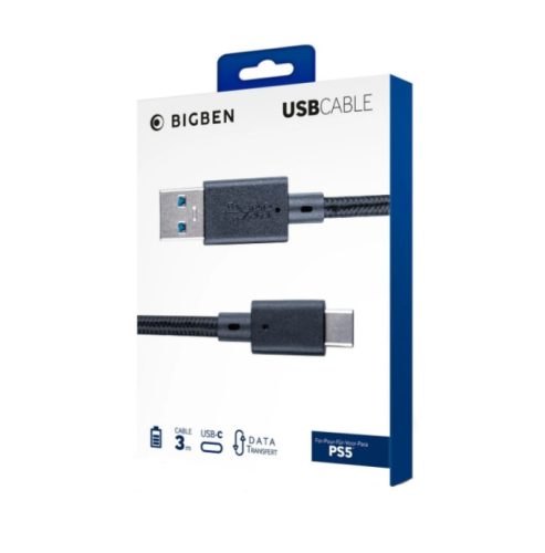 3 méteres USB kábel PS5 NACON (PS5)