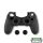 Spartan Gear - Controller Silicon Skin Cover and Thumb Grips Black (PS4)
