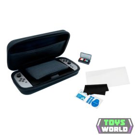 Nacon Nintendo Switch 2 Utazótok + fólia - Fekete (NSW 2)