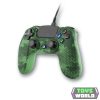 Spartan Gear - Hoplite 2 Vezetékes Kontroller Green Camo (PS4)