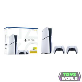   PlayStation 5 lemezes kiadás 1TB + 2 DualSense vezeték nélküli kontroller (PS5)