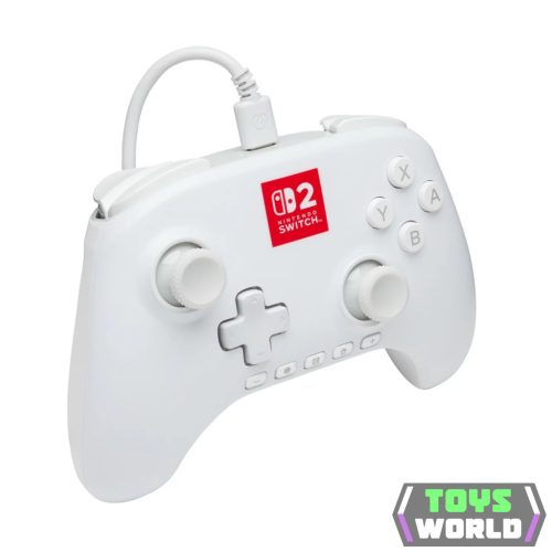 PowerA Advantage vezetékes kontroller Nintendo Switch 2 Lumectra - Fehér (NSW 2)