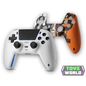   Spartan Gear - Sarissa vezeték nélküli kontroller - Fehér + mintás előlap (PS5)