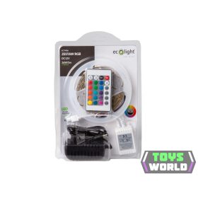   EcoLight beltéri RGB 30 Led/méteres led szalag szett/5 méter