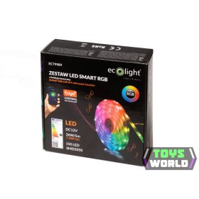   EcoLight Smart beltéri RGB 30 Led/méteres led szalag szett/5 méter