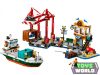 LEGO City 60422 Tengerparti kikötő teherszállító hajóval