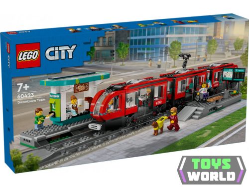 LEGO City 60423 Belvárosi villamos és megálló