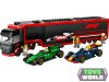 LEGO City 60445 F1®-es kamion, RB20 és AMR24 F1®-es autókkal