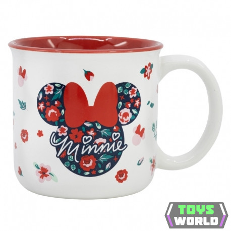 KERÁMIA REGGELIZŐ BÖGRE 415 ML AJÁNDÉKDOBOZBAN MINNIE EGÉR KERTÉSZET