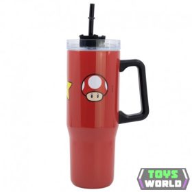   SZIGETELT ROZSDAMENTES ACÉL XL UTAZÓ BÖGRE 940 ML SUPER MARIO