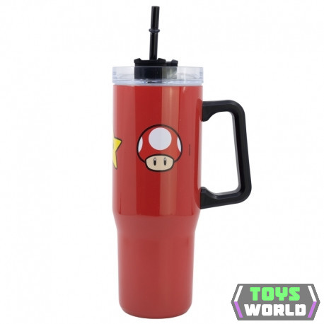 SZIGETELT ROZSDAMENTES ACÉL XL UTAZÓ BÖGRE 940 ML SUPER MARIO