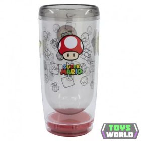   Duplafalú Műanyag Prémium Pohár 705 ML SUPER MARIO POWER (SmartGrip technológiával ellátott)