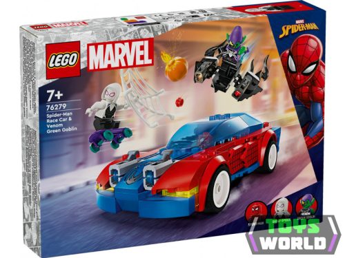 LEGO Super Heroes 76279 Pókember versenyautó & Venomizált Zöld Manó