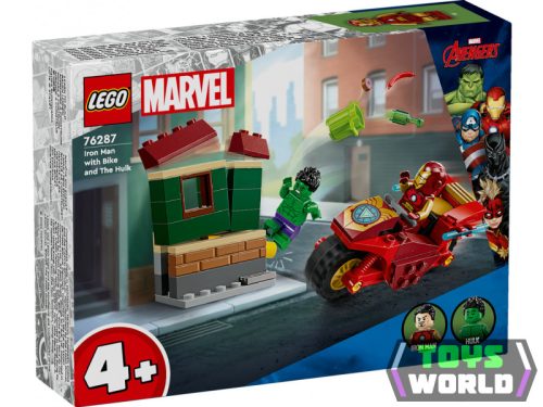 LEGO Super Heroes 76287 Vasember motorral és Hulk