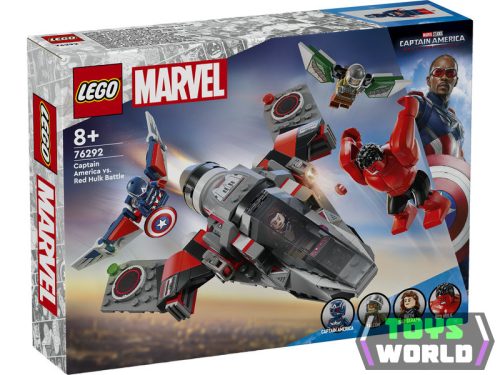 LEGO Super Heroes 76292 Amerika Kapitány vs. Vörös Hulk csata
