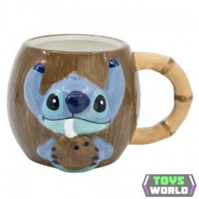 Dolomit 3D Bögre 450ml Ajándékdobozban Stitch kókuszdió