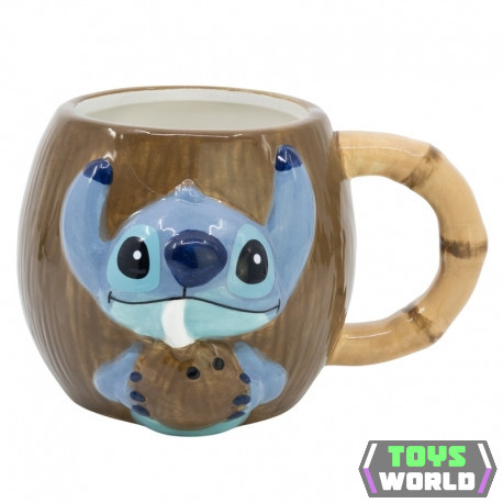Dolomit 3D Bögre 450ml Ajándékdobozban Stitch kókuszdió