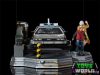 Bttf 2 delorean szobor  full dlx set 1/10 art st