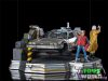 Bttf 2 delorean szobor  full dlx set 1/10 art st
