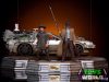 Bttf iii delorean szobor 1/10 set