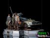 Bttf iii delorean szobor 1/10 set