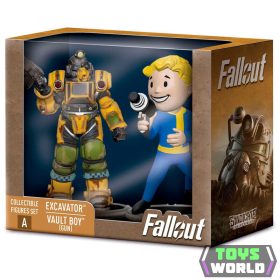   Fallout Set A Excavator & Vault Boy (Gun) 2 db-os Mini figura csomag 7 cm